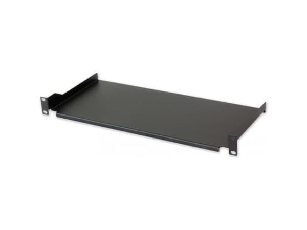 Intellinet - Hylla för rack - svart, RAL 9005 - 1U - 19"