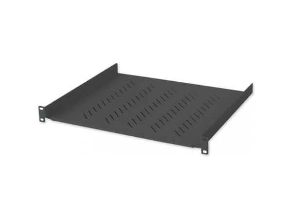 Intellinet - Hylla för rack - svart, RAL 9005 - 1U - 19"