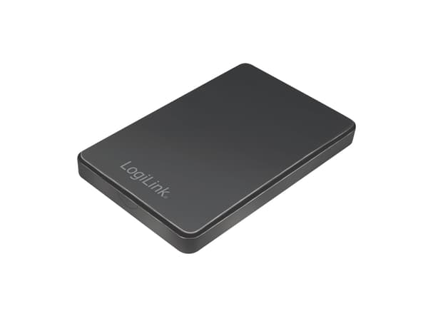 LogiLink UA0339, HDD/SSD-kabinett, 2.5", SATA, Serial ATA II, Serial ATA III, 5 Gbit/s, USB-tilkobling, Sort