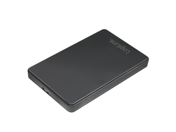 LogiLink UA0339, HDD/SSD-kabinett, 2.5", SATA, Serial ATA II, Serial ATA III, 5 Gbit/s, USB-tilkobling, Sort