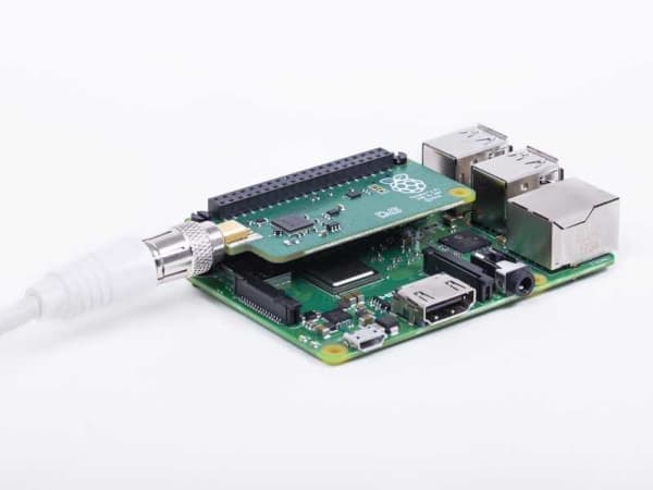 Raspberry Pi TV HAT, DVB-T,DVB-T2, VHF, Hopea, Musta