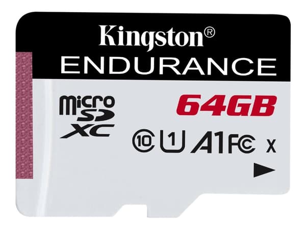 Kingston High Endurance - Flashminnekort - 64 GB - A1 / UHS-I U1 / Class10 - microSDXC UHS-I