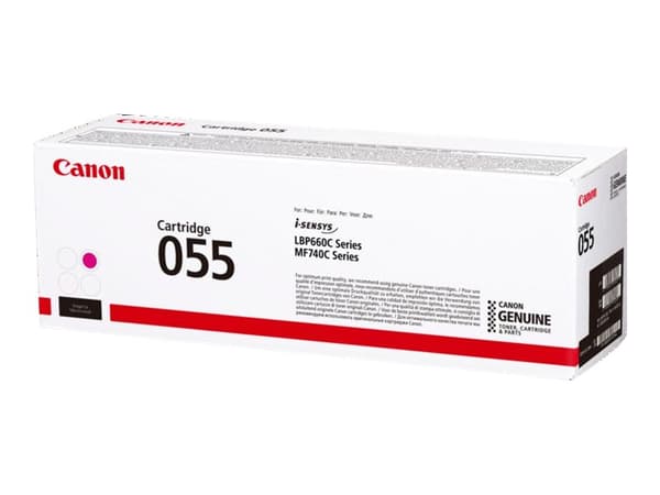 Canon 055 - Magenta - original - tonermønster - for Color imageCLASS MF743; imageCLASS LBP664, MF745; i-SENSYS MF742, MF744; Satera LBP662