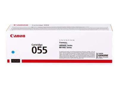 Canon 055 - Cyan - original - tonerpatron - for imageCLASS LBP664, MF745; i-SENSYS LBP663, LBP664, MF742, MF744, MF746; Satera LBP662