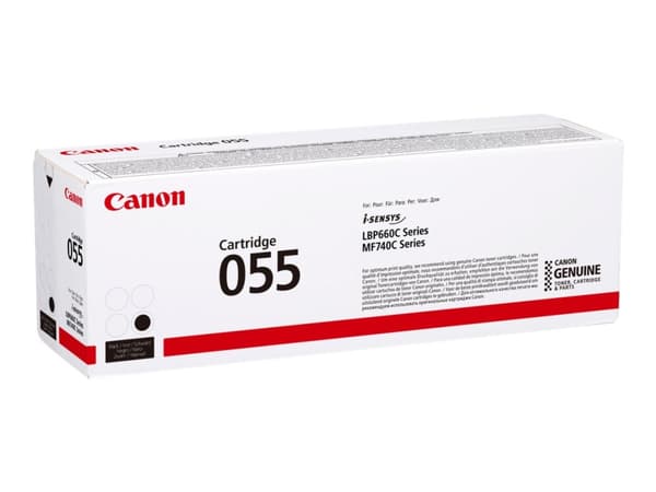Canon 055 - Sort - original - tonerpatron - för imageCLASS LBP664, MF745; i-SENSYS LBP663, LBP664, MF742, MF744, MF746; Satera LBP662