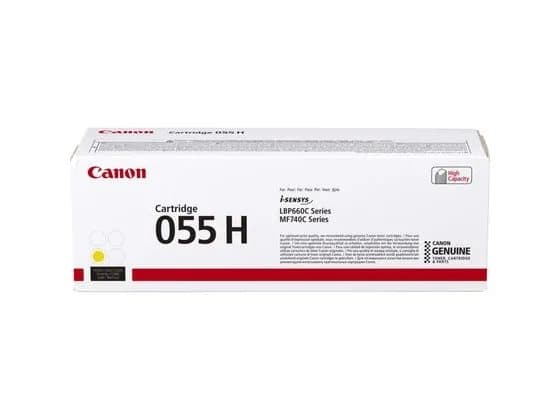Canon 055H, 5900 sivua, Keltainen, 1 kpl