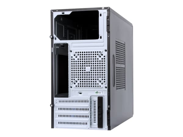 Chieftec CT-04B-350GPB - Tower - micro ATX 350 Watt - svart - USB/ljud
