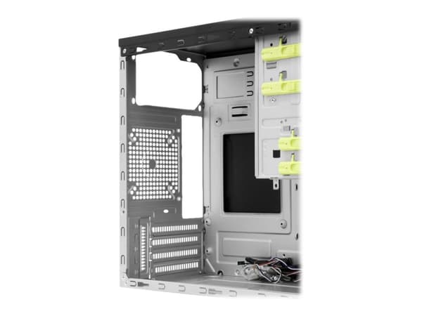 Chieftec CT-04B-350GPB - Tower - micro ATX 350 Watt - svart - USB/ljud