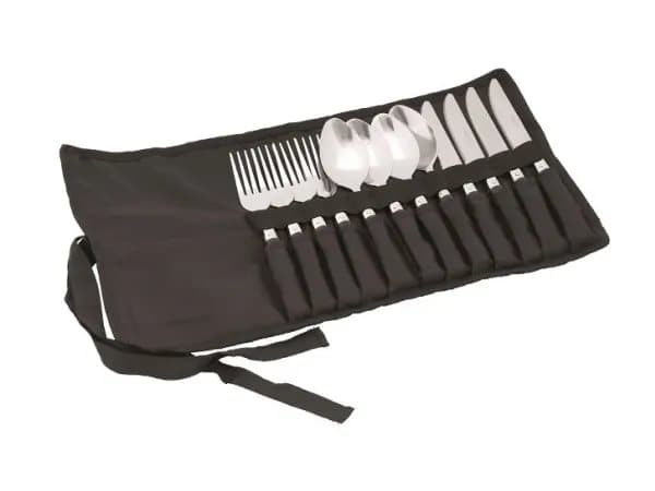Easy Camp Family Cutlery, Sort, Stål, Rustfritt stål, 4 person(er)