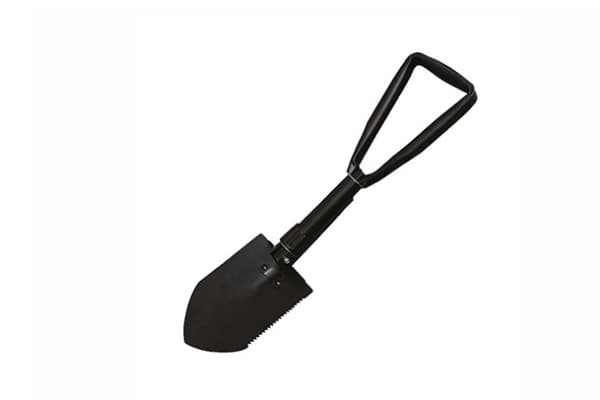High Peak 41422, Sammenleggbar spade, Sort, Stål, 150 mm, 600 mm, 995 g
