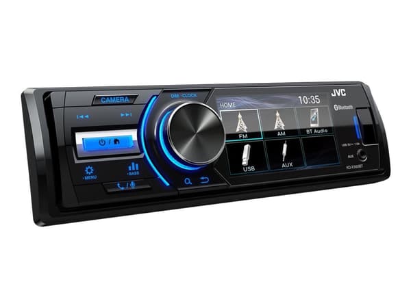 JVC KD-X560BT - Digital mottagare - display - 3" - inbyggd enhet - Enkel-DIN - 45 W x 4