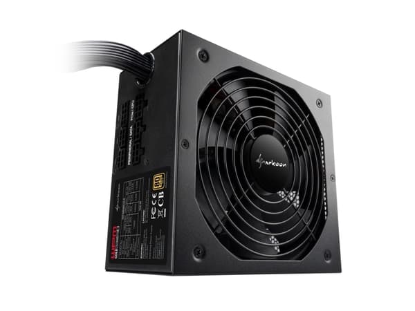 Sharkoon WPM Gold ZERO, 650 W, 100 - 240 V, 47 - 63 Hz, 10 A, Aktiivinen, 110 W
