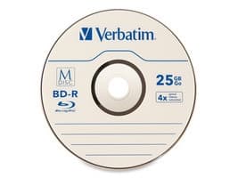 Verbatim 98909, 25 GB, BD-R, Akseli, 25 kpl