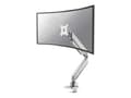 Miniatyrbilde 2 av 5: Neomounts NM-D775 - Monteringssett - full bevegelse - for LCD-skjerm - sølv - skjermstørrelse: 10"-32" - klemmemonterbar, malje, skrivebordsmonterbar