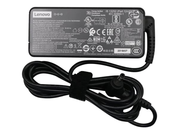 Lenovo 01FR049, Kannettava tietokone, Sisätila, 100 - 240 V, 50 - 60 Hz, 45 W, 20 V musta