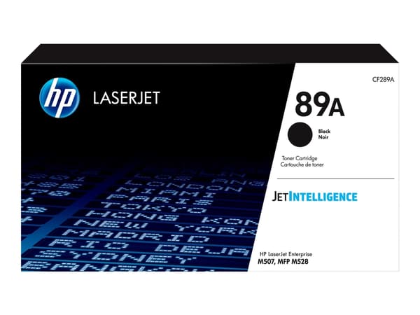 HP 89A - Svart - original - LaserJet - tonerpatron (CF289A) - for LaserJet Enterprise M507, MFP M528; LaserJet Enterprise Flow MFP M528