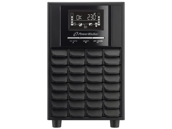 PowerWalker VI 2000 CW, Interaktivt inngangsstik, 2 kVA, 1400 W, Sinus, 162 V, 290 V Sort