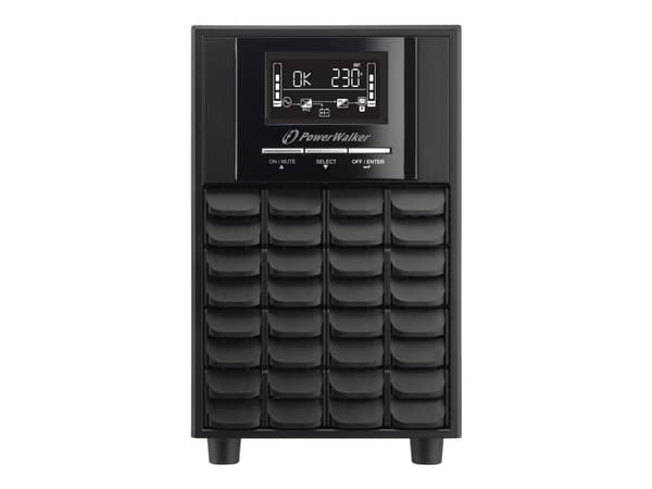 PowerWalker VI 3000 CW - UPS - AC 162 - 290 V - 2100 watt - 3000 VA - 9 Ah - RS-232, USB - utgangskontakter: 8