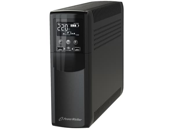 PowerWalker VI 600 CSW, Linje-Interactive, 0,6 kVA, 360 W, Sinus, 170 V, 280 V