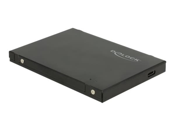 Delock 2.5 External Enclosure for M.2 NVMe PCIe SSD - Drevkabinett - SATA - USB 3.1 (Gen 2) - svart Sort