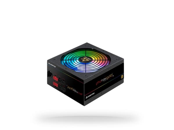 Chieftec Photon Gold Series GDP-750C-RGB - Strømforsyning (intern) - ATX12V 2.3/ EPS12V - 80 PLUS Gold - AC 200-240 V - 750 watt - aktiv PFC