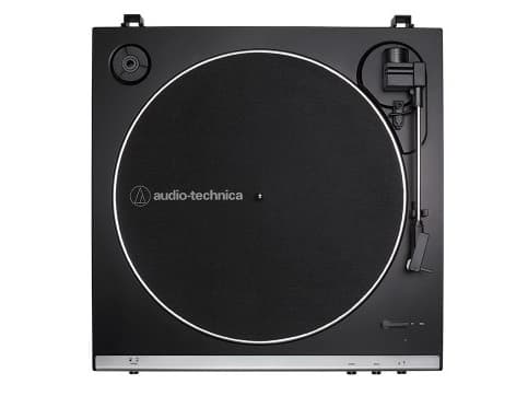Audio-Technica AT-LP60XUSB, Hihnakäyttöinen levysoitin, Täysin automaattinen, Harmaa, Metallinen, Alumiini, 33 1/3,45 RPM, DC-servomoottori