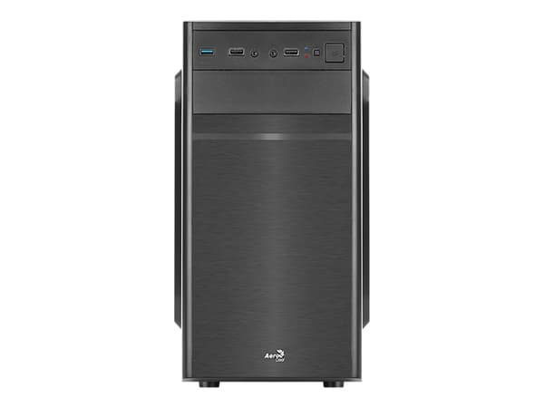 AeroCool PGS C Series CS-103 - Tower - micro ATX - ingen strömförsörjning (ATX) - svart - USB/ljud