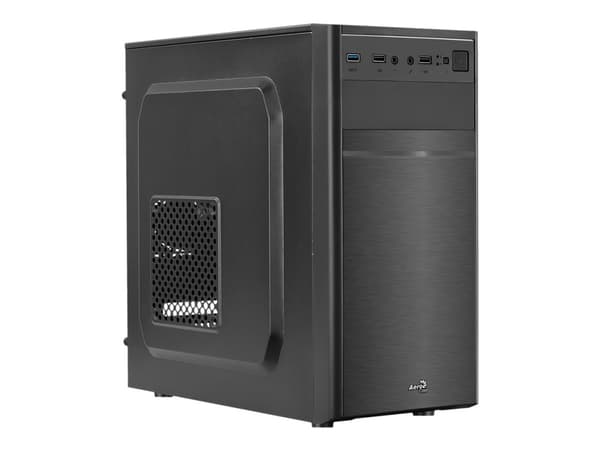 AeroCool PGS C Series CS-103 - Tower - micro ATX - ingen strömförsörjning (ATX) - svart - USB/ljud