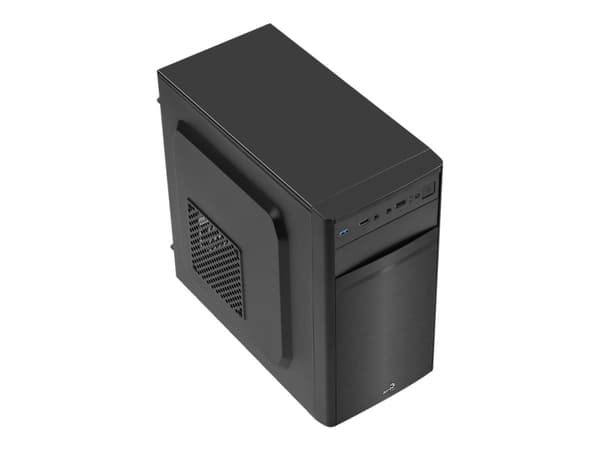 AeroCool PGS C Series CS-103 - Tower - micro ATX - ingen strömförsörjning (ATX) - svart - USB/ljud