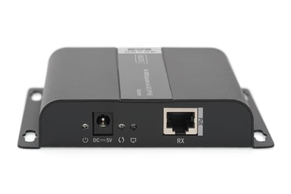 Digitus DS-55125, 3840 x 2160 piksler, AV-mottaker, 120 m, Koblet med ledninger (ikke trådløs), Sort