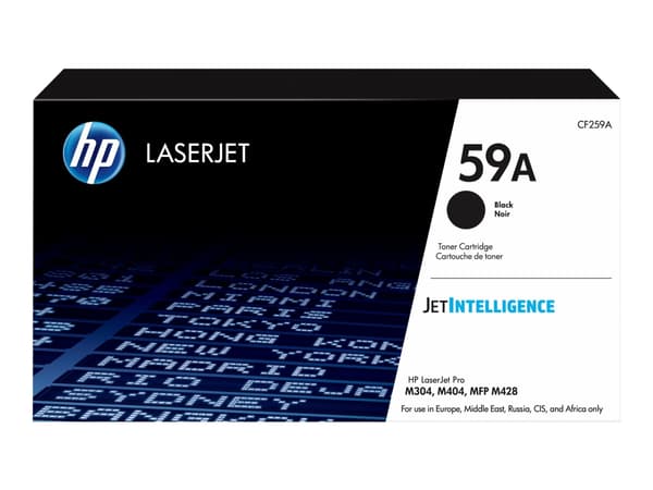 HP 59A - Svart - original - LaserJet - tonerpatron (CF259A) - for LaserJet Pro M304a, M404dn, M404dw, M404n, M428fdw