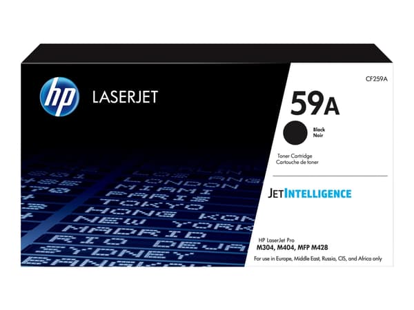 HP 59A - Svart - original - LaserJet - tonerpatron (CF259A) - for LaserJet Pro M304a, M404dn, M404dw, M404n, M428fdw