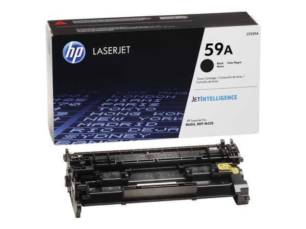HP 59A - Svart - original - LaserJet - tonerpatron (CF259A) - for LaserJet Pro M304a, M404dn, M404dw, M404n, M428fdw