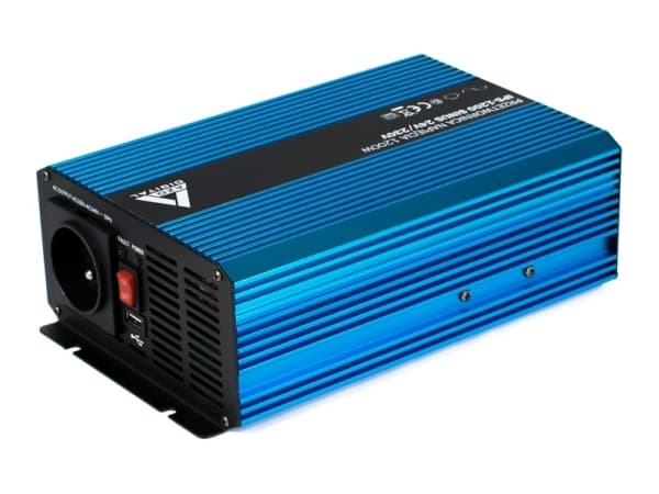 AZO Digital 24 VDC / 230 VAC jännitemuunnin SINUS IPS-1200S 1200W