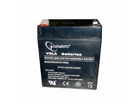 Gembird BAT-12V5AH - UPS-batteri - 1 x batteri - blysyre - 5 Ah