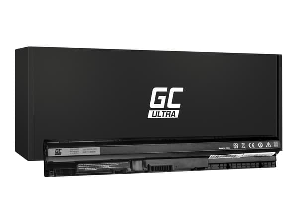 Green Cell ULTRA - Batteri til bærbar PC (tilsvarer: Dell M5Y1K) - litiumion - 4-cellers - 3400 mAh - svart - for Dell Inspiron 15 5551, 5552, 5558,