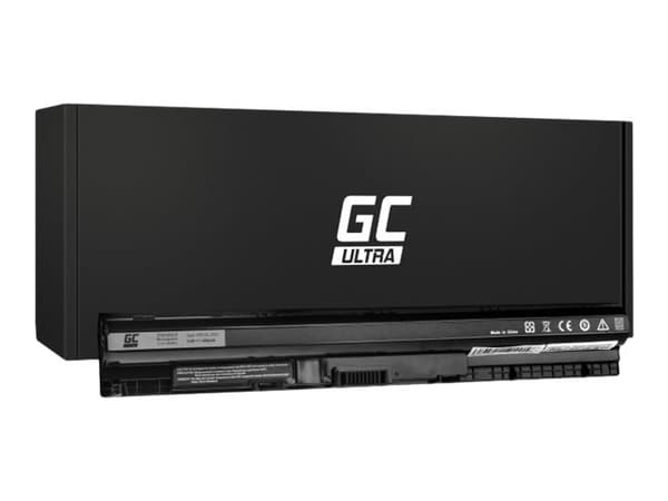 Green Cell ULTRA - Batteri til bærbar PC (tilsvarer: Dell M5Y1K) - litiumion - 4-cellers - 3400 mAh - svart - for Dell Inspiron 15 5551, 5552, 5558,