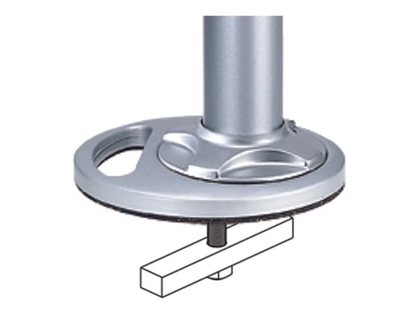 Neomounts FPMA-D9GROMMET - Monteringskomponent (stang, grummetplate) - for LCD-skjerm - sølv - skjermstørrelse: 10"-30" - skrivebord - for NewStar FP