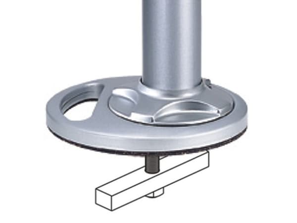 Neomounts FPMA-D9GROMMET - Monteringskomponent (stang, grummetplate) - for LCD-skjerm - sølv - skjermstørrelse: 10"-30" - skrivebord - for NewStar FP