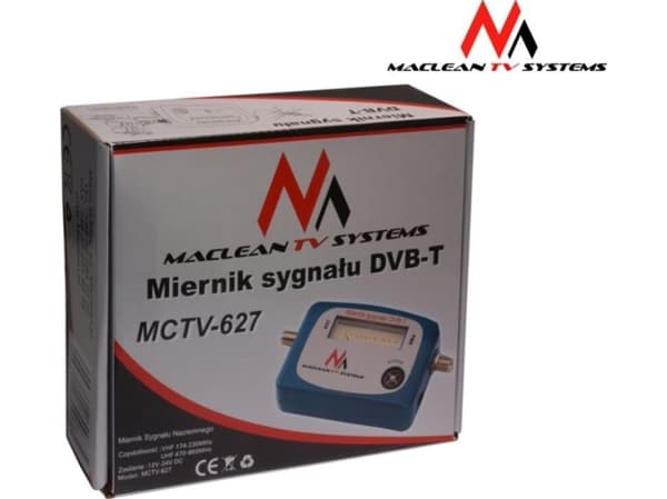 Maclean MCTV-627 DVB-T signalmåler For posisjonering av DVB-T antenner