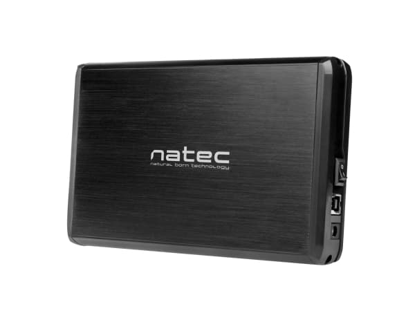 NATEC NKZ-0448, HDD-kabinett, 3.5", SATA, 5 Gbit/s, USB-tilkobling, Sort