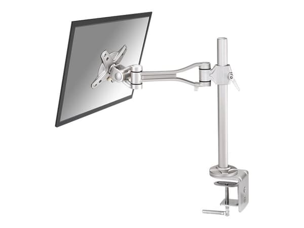 Neomounts FPMA-D940HC - Monteringssett - full bevegelse - for LCD-skjerm - sølv - skjermstørrelse: 10"-37" - klemmemonterbar, skrivebordsmonterbar