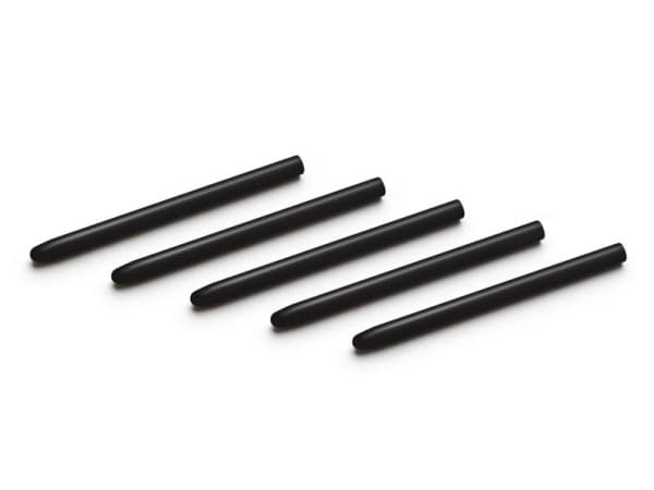 Wacom Standard Pen Nibs - Digitalt skriveelektrode - svart (en pakke 5) - for Intuos4 Large, Medium, Small, Wireless, X-Large