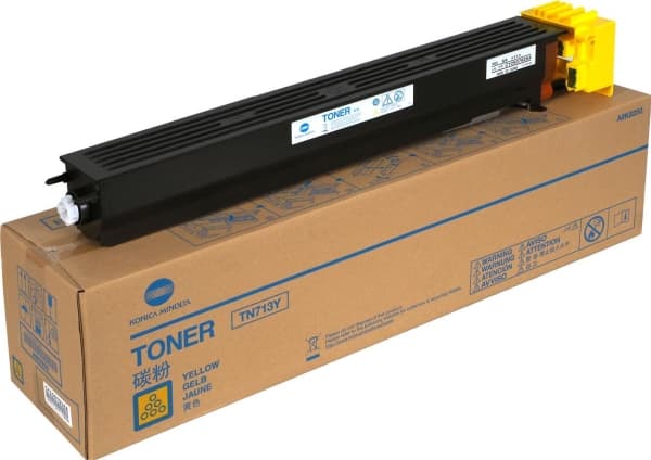 Konica Minolta TN-713Y - Gul - original - tonerpatron - for bizhub C659, C759