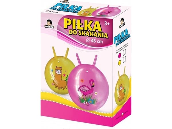 Madej Piłka do skakania z rogami Flaming 45 cm