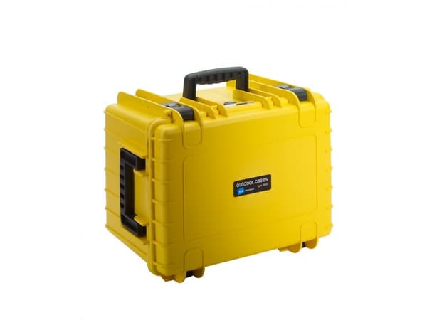 B&amp;W 5500/Y/SI, kotelo/klassinen kotelo, keltainen, polypropyleeni (PP), vedenpitävä, IP67, -30 - 80 °C:n lämpötilat