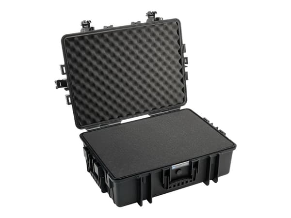 B&amp;W outdoor.case tyyppi 6500 - Kova kotelo - polypropeeni - musta