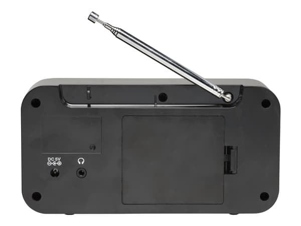 DENVER DAB-42 - Bærbar DAB-radio - 1 watt - svart