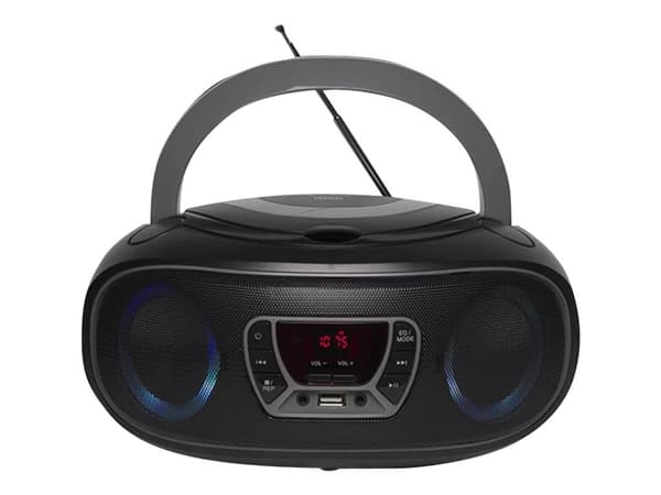 Denver TCL-212BT GREY, 1,19 kg, Musta, Harmaa, Kannettava CD-soitin