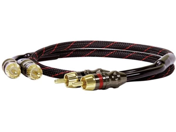 Dynavox Perfect Sound Stereo Rca Cable, Gold-Plated Contacts, Suitable For